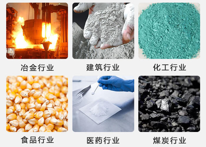 不銹鋼振動(dòng)篩主要應(yīng)用于冶金，建筑，化工，食品等行業(yè)中。